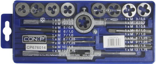 Connex Gewindeschneidsatz aus Metall in Silber - Bild 1