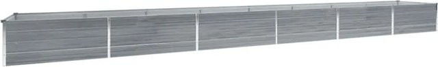 DELUKE Hochbeet OSKAR aus verzinktem Stahl in Grau, B/T/H: 600 x 80 x 45 cm - Bild 1