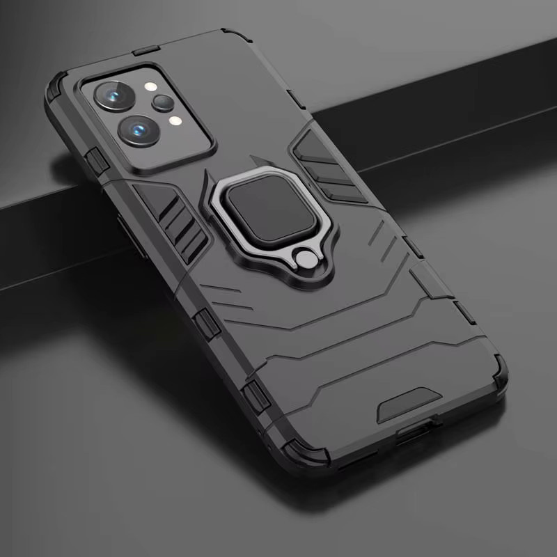 Stoßfeste Rüstung-Schutzhülle von Gusakov für Realme GT Neo 3 2 Pro GT2 5G 6 SE 2T 3T 6T C67 und OPPO A60 A18 A38 A57 A77 in Schwarz - Bild 2