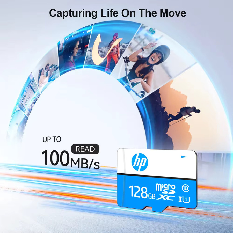 HP Original microSD Speicherkarte A1 V30 Klasse 10 UHS-1 Hochgeschwindigkeitskarte für Dashcam und Überwachungskamera - Bild 2