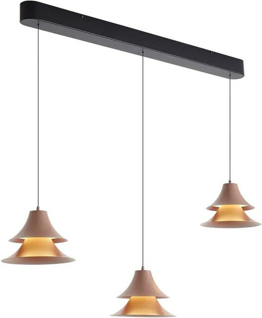 QAZQA Pendelleuchte Witch in Schwarz und Mokka mit 3-stufig dimmbarem LED-Licht für Esstisch und Küche - Bild 1
