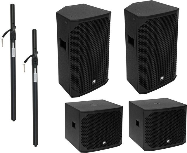 Omnitronic PA Set AZX aktiv L in Schwarz - Bild 1