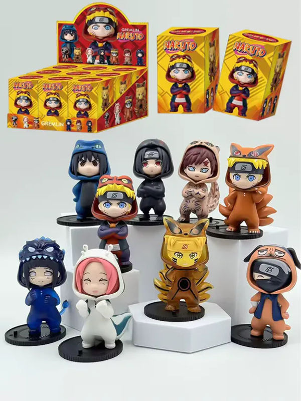 Bandai Naruto Anime Blind Box Actionfiguren Serie Sasuke und Kakashi in mehrfarbig aus Kunststoff zur Dekoration - Bild 7