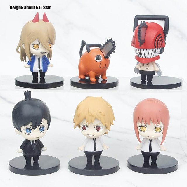 Chainsaw Man Denji Pochita, Actionfiguren, 6-teiliges Set, ab 14 Jahren - Bild 1