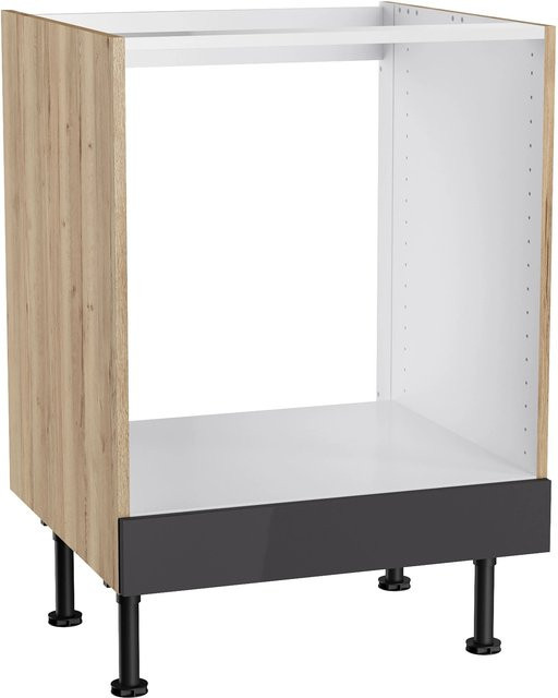 Optifit Küchen-Herdumbau Linus984 in Anthrazit-Wildeiche, B/T/H: 60 x 58,4 x 87 cm - Bild 1