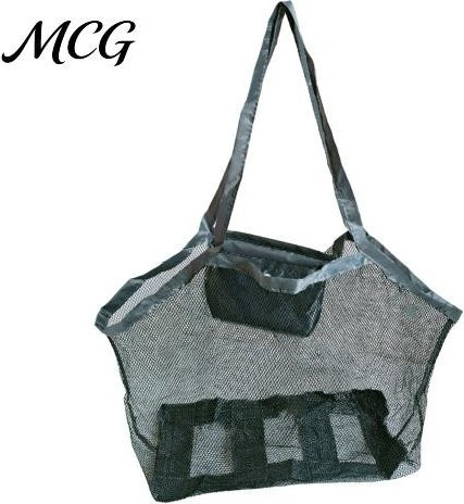Faltbare Netz-Reisetasche von zhouyuhaoh in Grau, atmungsaktive Strandtasche für Outdoor-Aktivitäten, B/H/T: 38,0 x 24,0 x 40,0 cm - Bild 1
