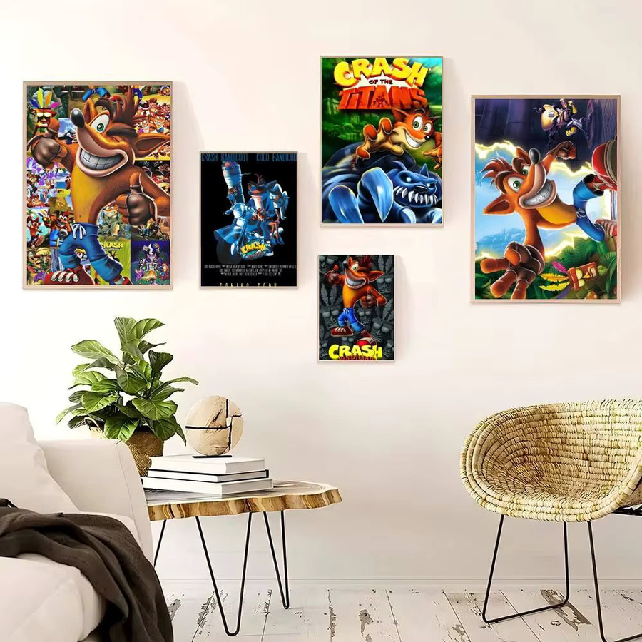 Crash Bandicoot Poster Wandbild ungerahmt Bilibili Portrait Format - Bild 2