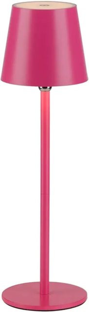 Just Light Akku-LED-Tischleuchte Boteria Pink, dimmbar, IP54, Höhe: 37 cm, Breite: 11 cm - Bild 1