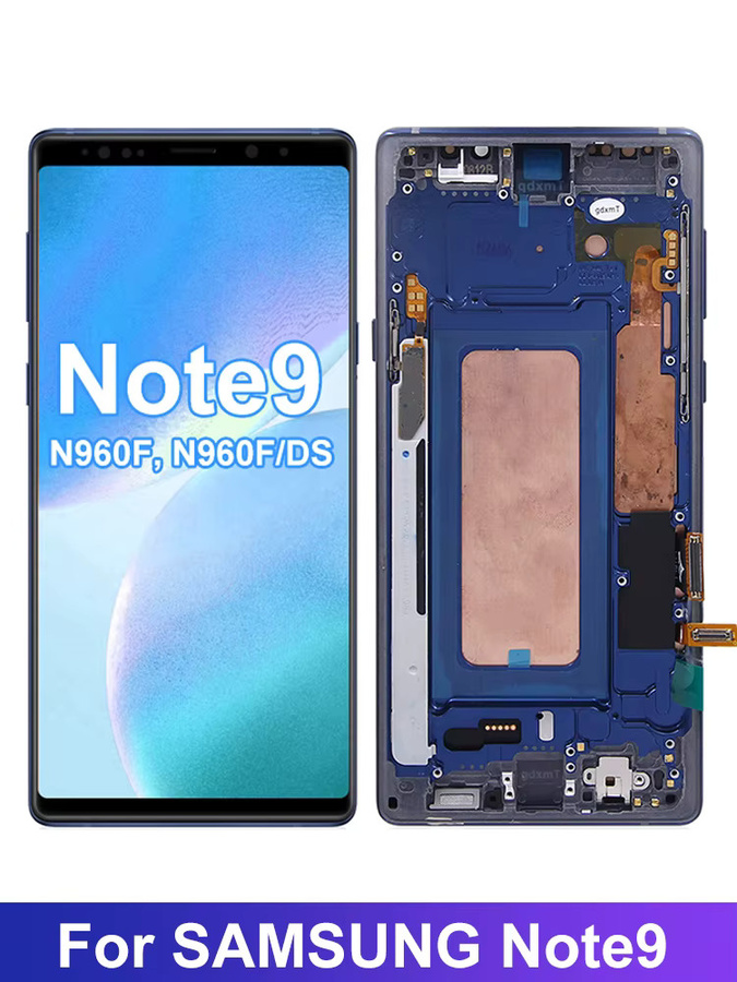 Samsung Galaxy Note 9 N960F TFT-Bildschirmbaugruppe mit digitalem Touchscreen und Rahmen in Schwarz - Bild 4