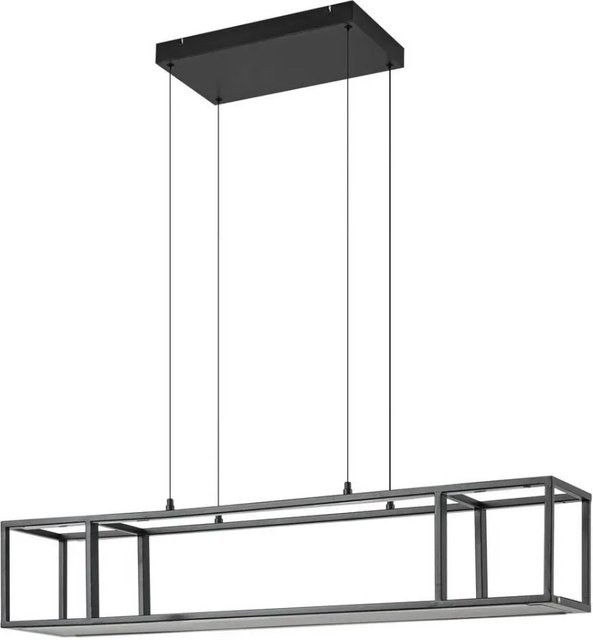 Lucande LED Pendelleuchte Estante Modern Schwarz aus Metall, dimmbar, 4-flammig - Bild 1