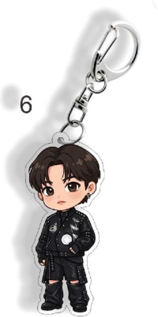 BTS Schlüsselanhänger, J-HOPE, white, Unisex - Bild 1