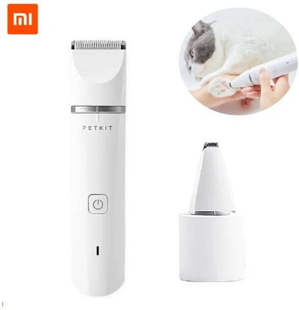 Xiaomi 2 in 1 Haarschneidemaschine für Haustiere mit Doppelschneiderkopf in Weiß - Bild 1