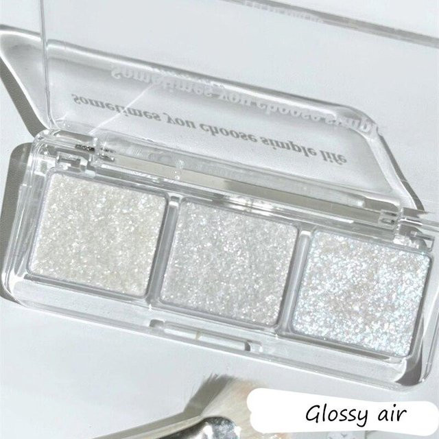 YSL Lidschatten-Palette, 3-farbig, Grün, Lila, Schimmer - Bild 1