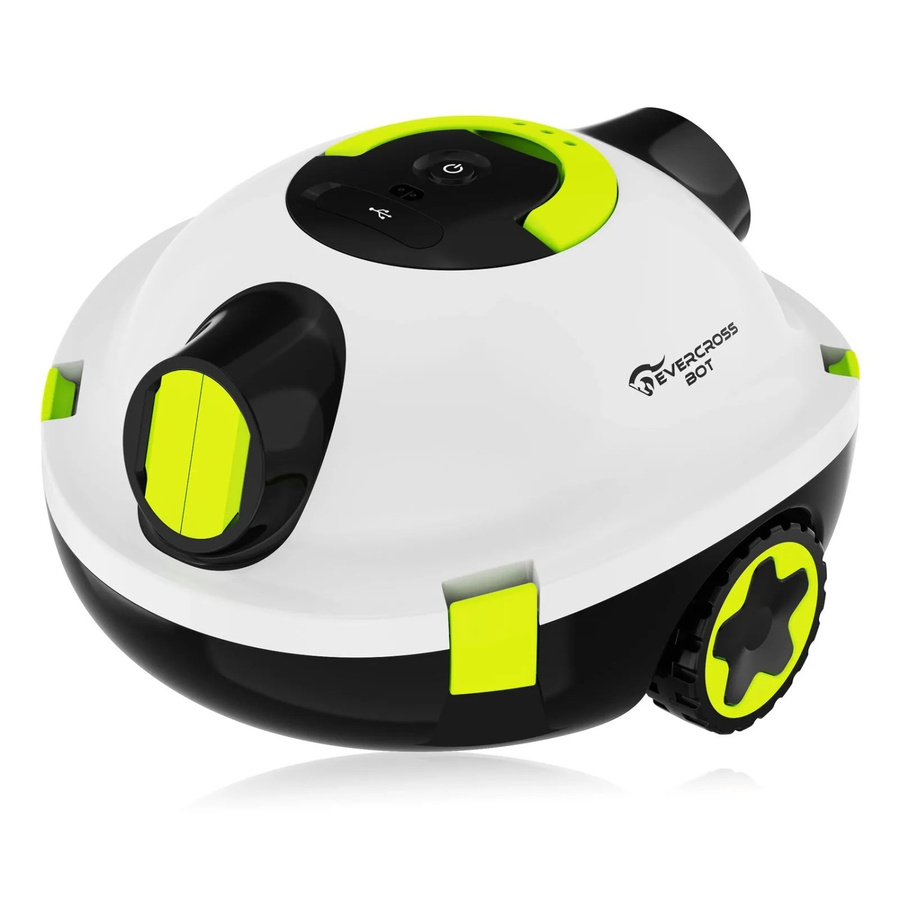 EVERCROSS BOT Y10 Poolroboter Weiß für Fliesen, Vinyl und PVC in oberirdischen sowie unterirdischen Pools mit wiederaufladbarem Akku - Bild 2
