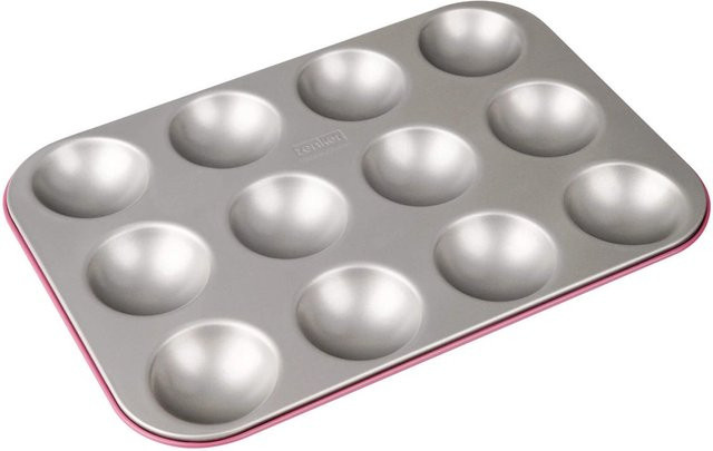 Zenker Mini Amerikaner Backblech Creative Studio, 12er Set, Silber, Aluminium - Bild 1