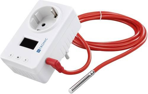 H-Tronic UTS 125 Temperaturschalter in Weiß mit einem Messbereich von -55 bis 127°C - Bild 1