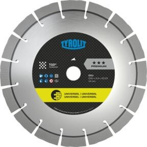 TYROLIT Diamant-Trennscheibe 4in1 PREMIUM Universal, Durchmesser: 230 mm, Grau - Bild 1