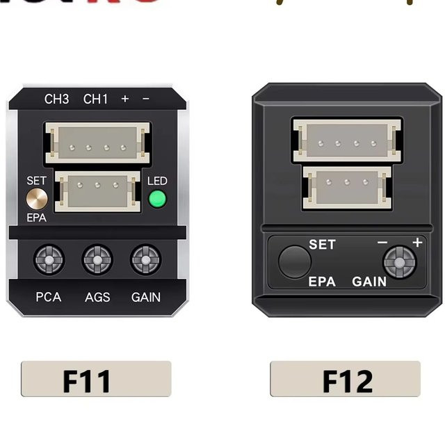 HOTRC F11 F12 Gyroskop, Zubehör, Schwarz - Bild 1
