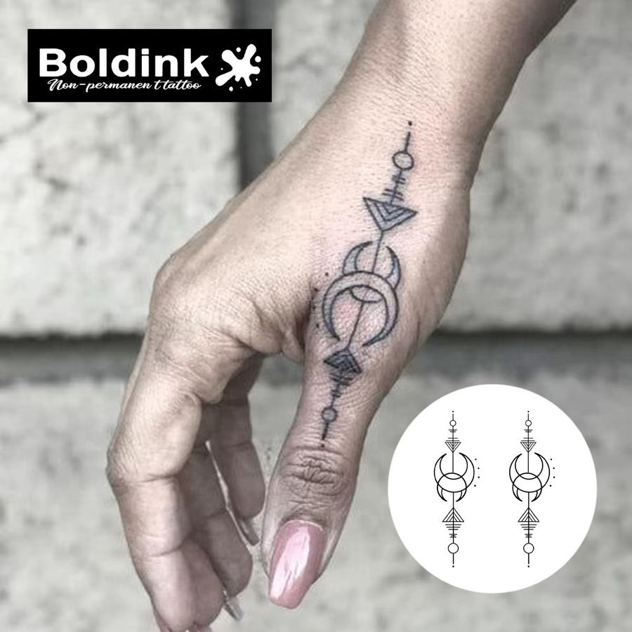 Boldink Temporäres Tattoo Astral-Muster, wasserfest, semi-permanent - Bild 2