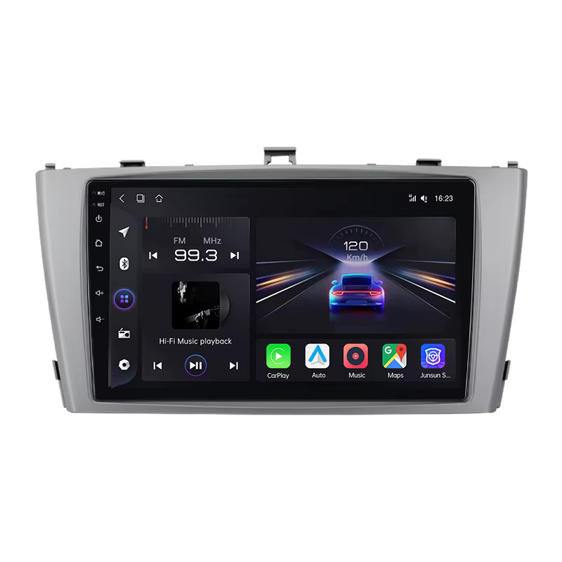 Junsun Autoradio mit Voice AI für Toyota Avensis T27 2008-2015, 2DIN Android Radio mit kabellosem CarPlay, Android Auto, Bluetooth, GPS und DAB+ in Schwarz - Bild 5