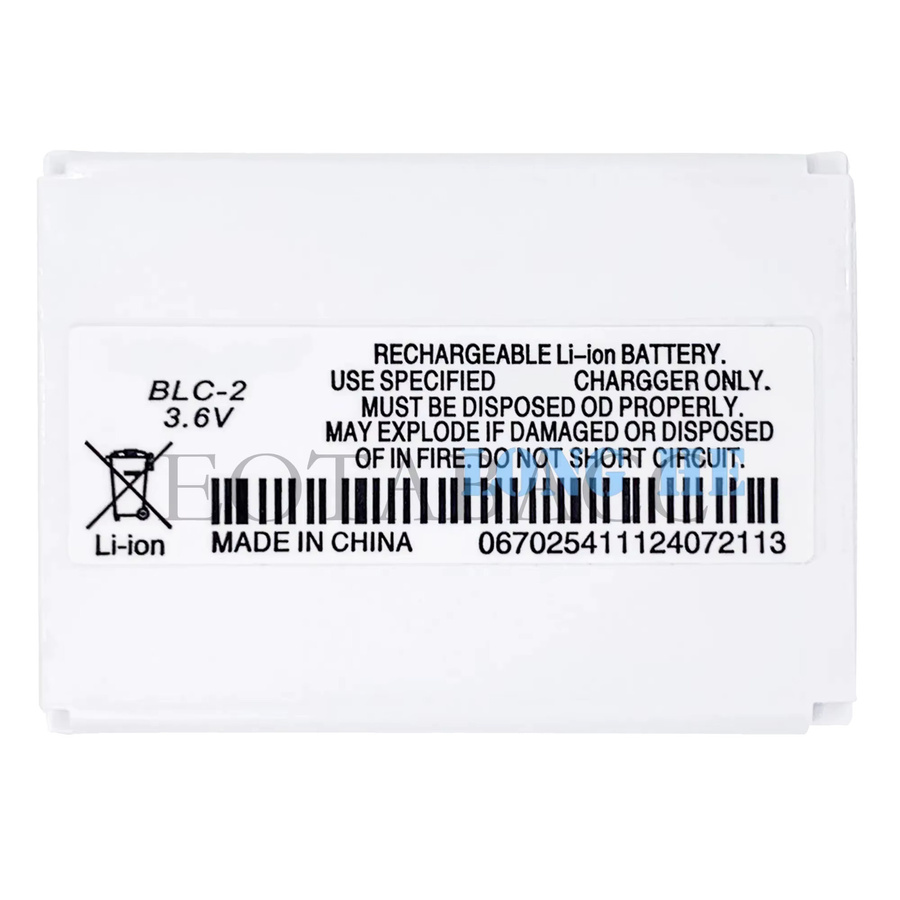 Original Nokia BLC-2 BLC2 Akku mit 800 mAh für Nokia 3310 3330 3410 3315 3510 3530 3686 3685 3589 5510 Lithium-Polymer-Batterie - Bild 2