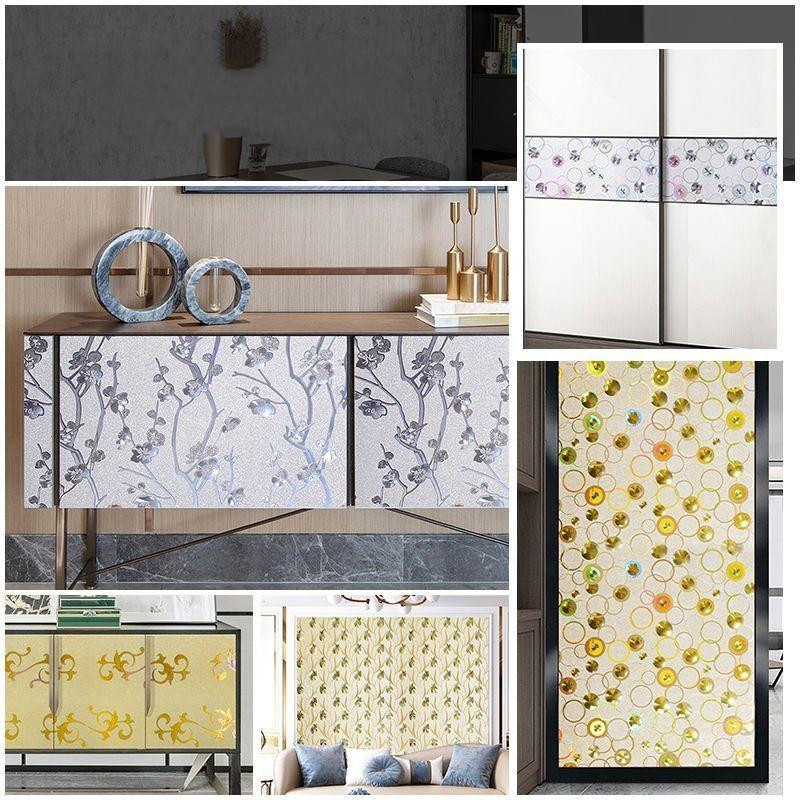 Selbstklebende Luxus Wandtapete Loving A Better Life in Gold und Silber aus PVC, Breite: 60 cm, Länge: 3 m - Bild 3