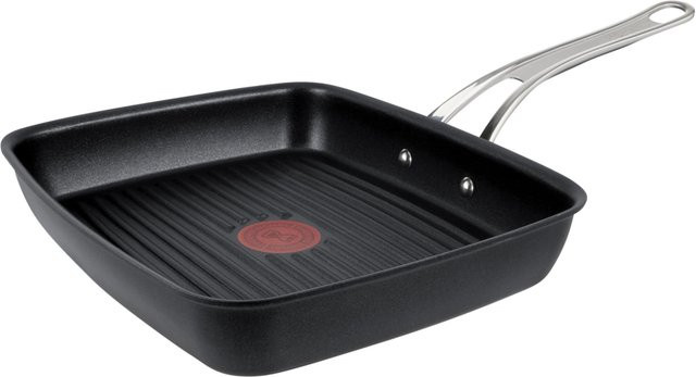 Jamie Oliver by Tefal Aluguss-Grillpfanne Home Cook, Schwarz, B: 27 cm, T: 30,5 cm, H: 11,1 cm - Bild 1
