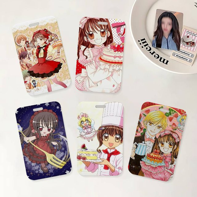 Anime Yumeiro P-Patissiere Ausweishalter mit Umhängeband für Schule und Büro in Multicolour - Bild 1