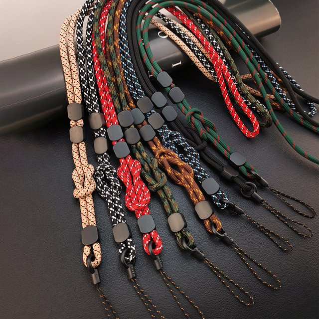 WSSHE Handy Lanyard als Handschlaufe und Schulterkette in Camouflage und Multicolour für dein Smartphone - Bild 1