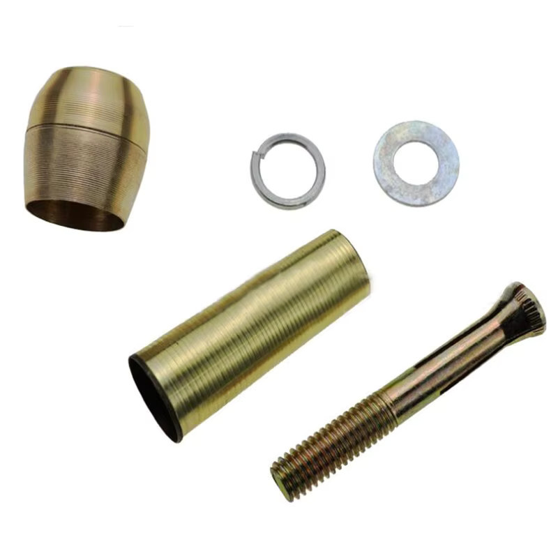 DIY Leder Nähset mit Ahle und Nadel aus Metall und Kupfer Griff für Reparaturen an Leder, Leinwand oder Zelten in Gold - Bild 1