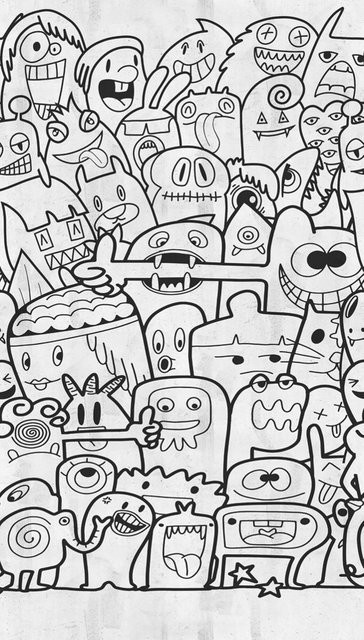 Livingwalls Fototapete im Comic-Stil in Weiß und Schwarz für Kinderzimmer, Jugendzimmer oder Spielzimmer, Breite: 280 cm, Höhe: 159 cm - Bild 1