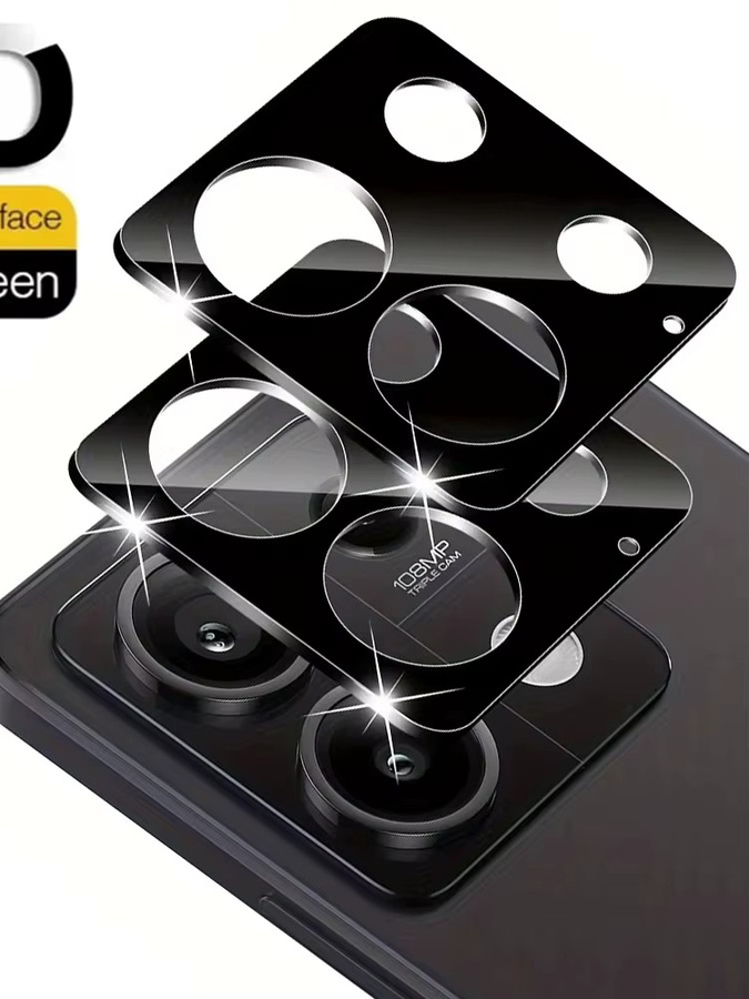2er-Set Kamera Objektiv Schutz Glas Film für Xiaomi Redmi Note und Poco Modelle, transparent - Bild 7