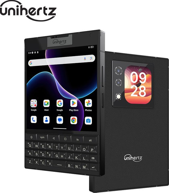 Unihertz Titan 2 Smartphone mit physischer QWERTY-Tastatur, Android 15, 5G, Schwarz - Bild 1