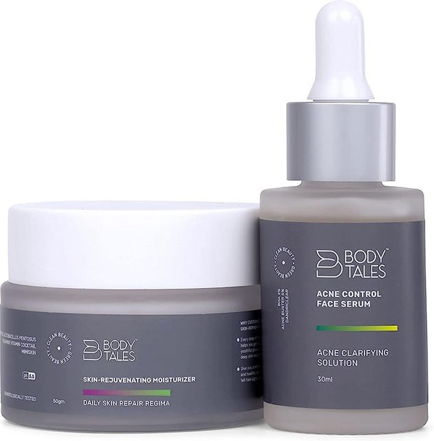 Bodytales Akne-Kontroll-Gesichtsserum und Feuchtigkeitscreme Set, 30 ml + 50 g - Bild 1