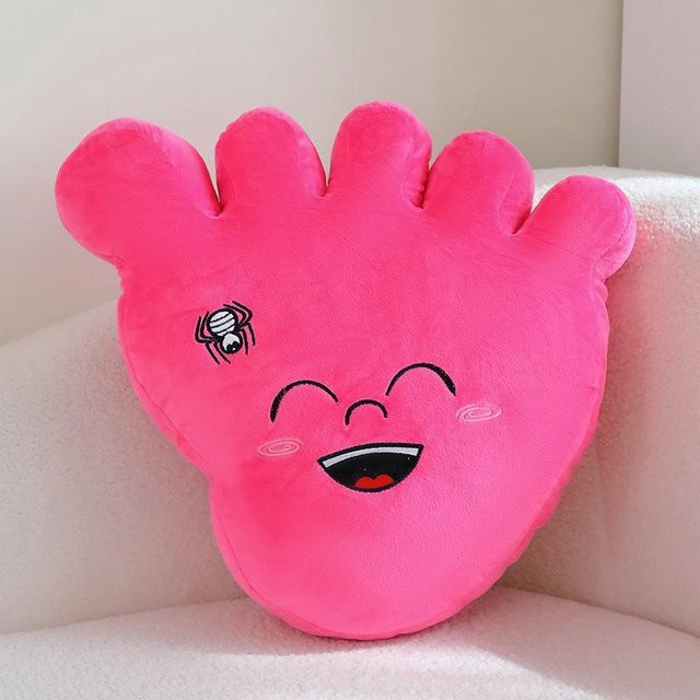 Yiran toy Kawaii Cartoon Große Füße Stofftier Plüschtier Puppe, 50cm, Rosa / Pink - Bild 1