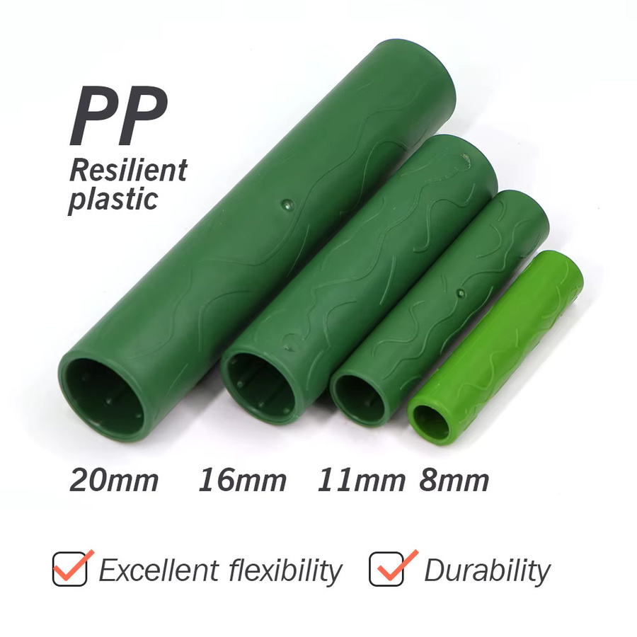 Grüne Pflanzenschutz-Rohrverbinder aus Stahl für mühelose Verbindungen von Gartenstahlrohren mit 8-20 mm Durchmesser - Bild 2