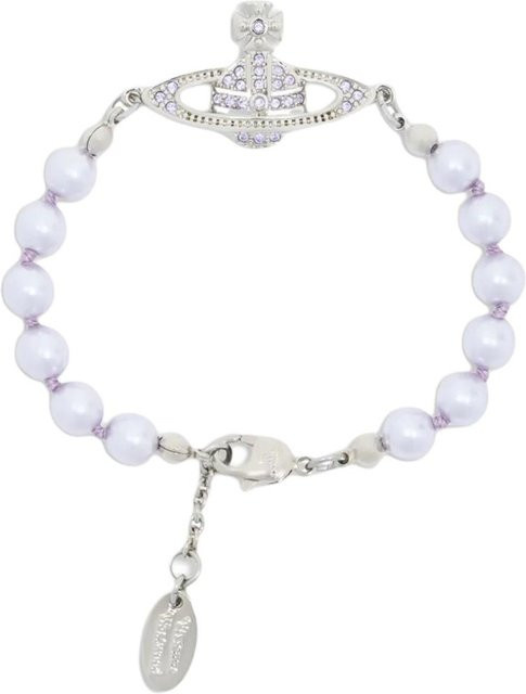 Vivienne Westwood Armband, Silber, Kristall, Damen, Lila - Bild 1