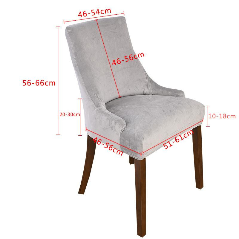Weicher Samt-Sesselbezug in Armee Grün für Sessel und Bankette im modernen Stretch-Design - Bild 1