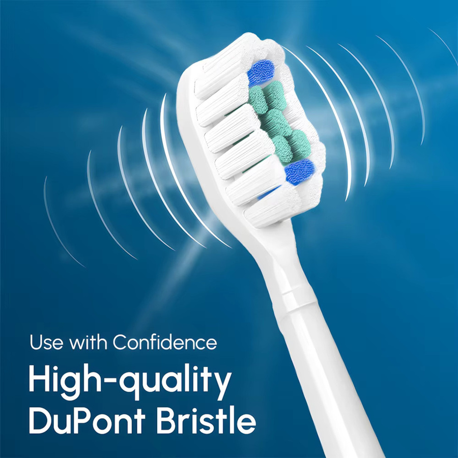Philips Ersatz-Zahnbürstenköpfe, 16 Stück, Weiß, Unisex - Bild 2