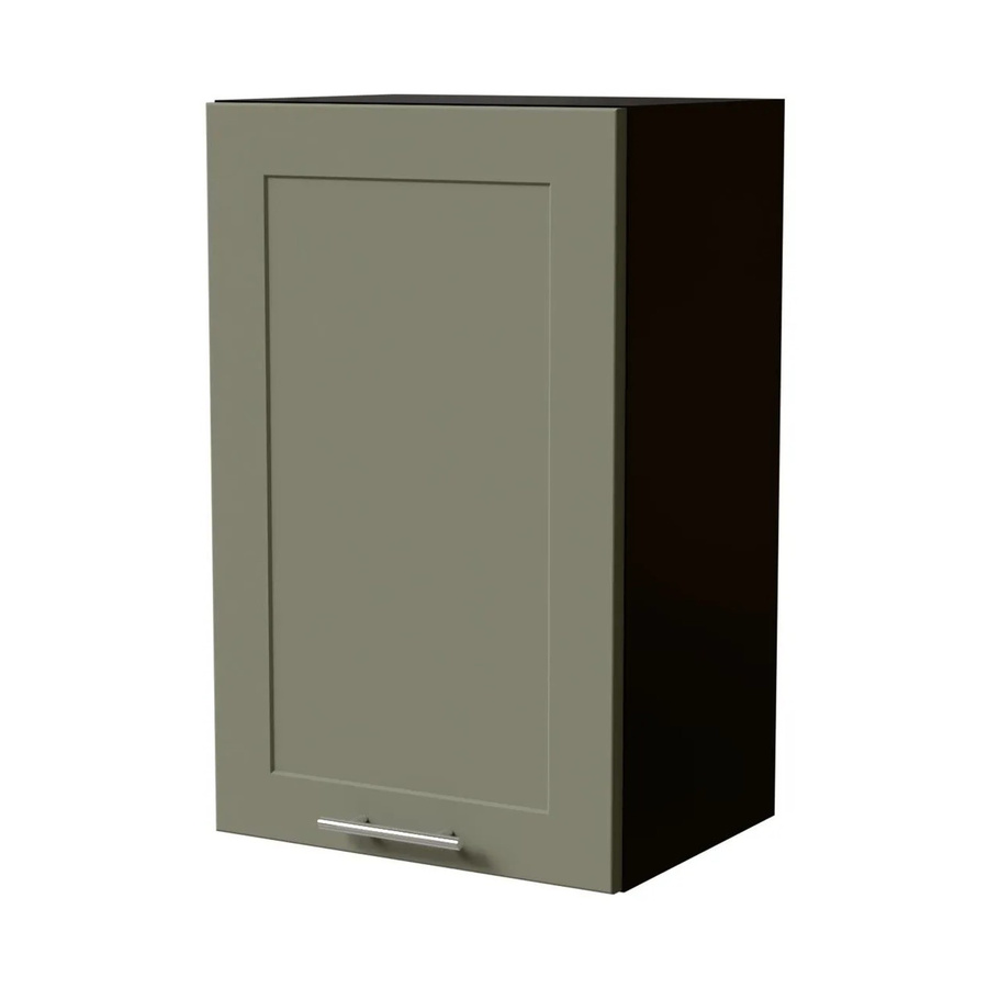 Feldmann-Wohnen Hängeschrank Oslo Küchenschrank Schwarz und Reed Green Matt mit Soft-Close-Türen, B/T/H: 45 x 32,5 x 72 cm - Bild 2