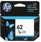 HP 62 Tri-color Tintenpatrone für Tintenstrahldrucker, Cyan-Magenta-Gelb, 165 Seiten, C2P06AE#301 - Bild 1