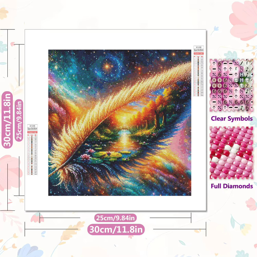 EverShine DIY Diamantmosaik Set Waldlandschaft als Stickerei-Kit in Mehrfarbig - Bild 2
