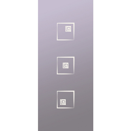 NOVADOORS Glasdrehtür NOVA 587, transparent, glänzend, B/T/H: 95,9 x 38,05 x 197,2 cm - Bild 1