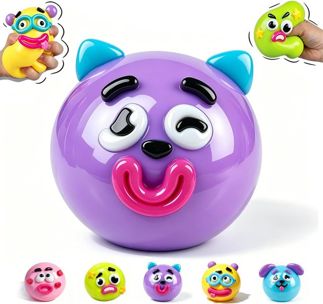 Smushers Hundegesicht Tausch Squishy, Slow Rise Quetschspielzeug - Bild 1