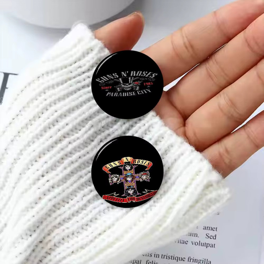 Guns N' Roses Anime Button Pin Brosche, Unisex - Bild 4