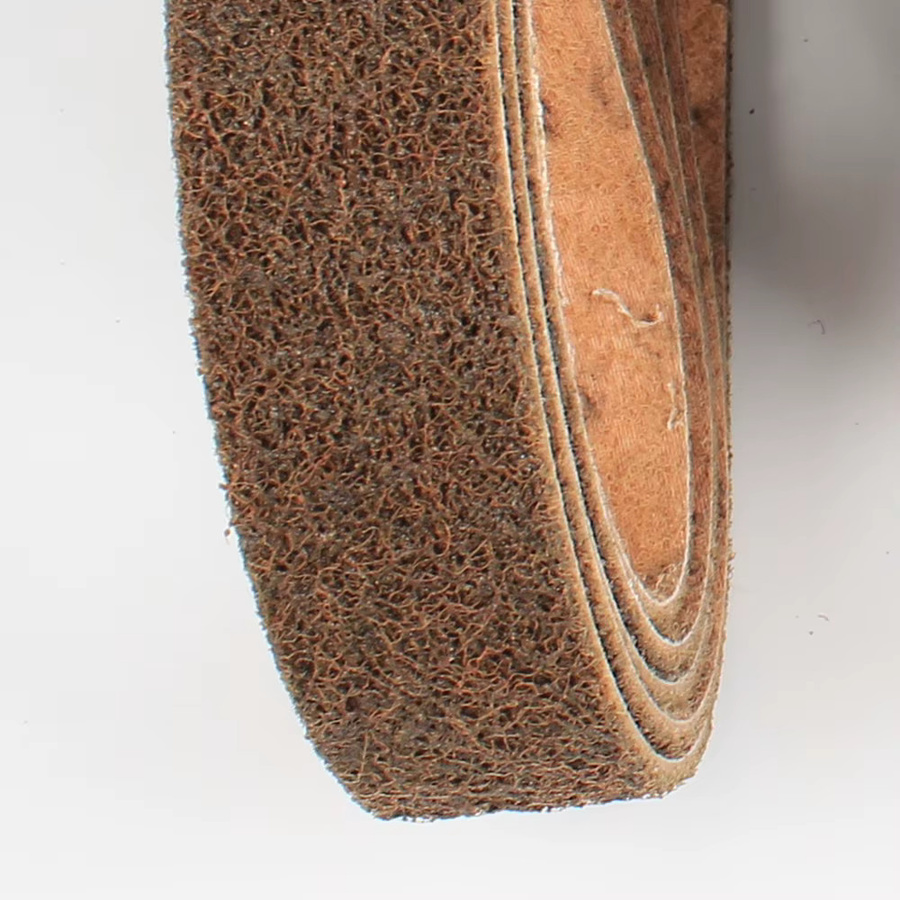 Raizi Vlies-Schleifband aus Nylon für Edelstahl-Schleifer und Polierer, Körnung P150-600, Breite: 40 mm, Länge: 760 mm - Bild 5