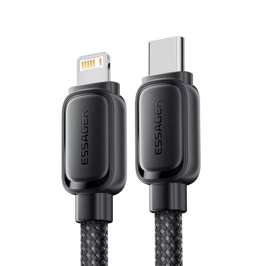 Essager USB-C zu Lightning Magnetisches Schnellladekabel 29W in Schwarz für iPhone, AirPods und iPod Touch - Bild 7