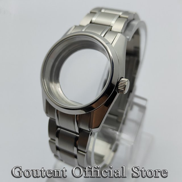 Goutent Uhrengehäuse Edelstahl, Silber, 36 mm - Bild 1