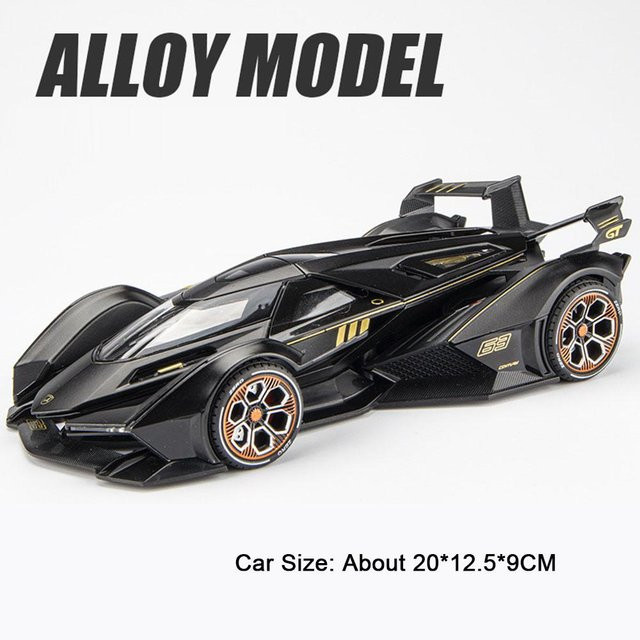 Linyi toy car Shelby Cobra 427 V12, Spielzeugmodell, 1:22, mit Licht und Geräusch, ab 14 Jahren - Bild 1
