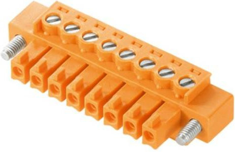 Weidmüller Buchsengehäuse-Kabel BC/SC in Orange, 10 Polzahl, Rastermaß: 3.81 mm, 50 Stück - Bild 1
